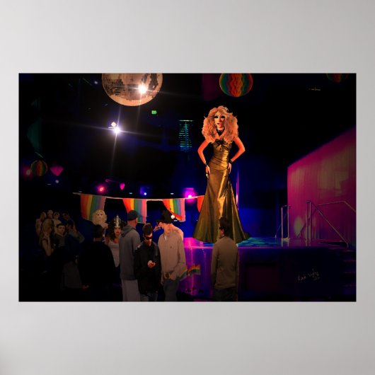 Miss Dee Flaytable Drag Show Poster (Vorne)