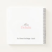 Miss Delulu, Funny Pink Aesthetic Gift for Her Notizblock (Rückseite)