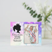 Miss Dezember 2026 Postkarte (Stehend Vorderseite)