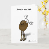 Miss dich am Vatertag Karte (Gelbe Blume)