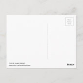 Miss dich! Golden Retriever Puppy Postkarte (Rückseite)