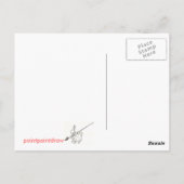 Miss dich! Hase Postkarte! Postkarte (Rückseite)