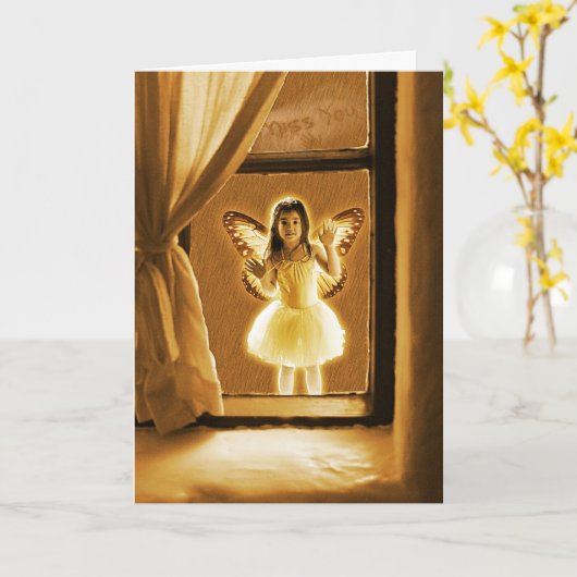 Miss dich karte (Gelbe Blume)