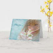 Miss dich karte (Gelbe Blume)