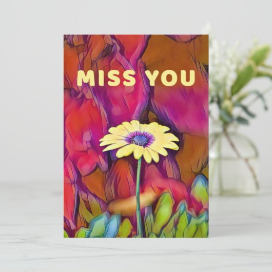 Miss dich karte (Stehend Vorderseite)