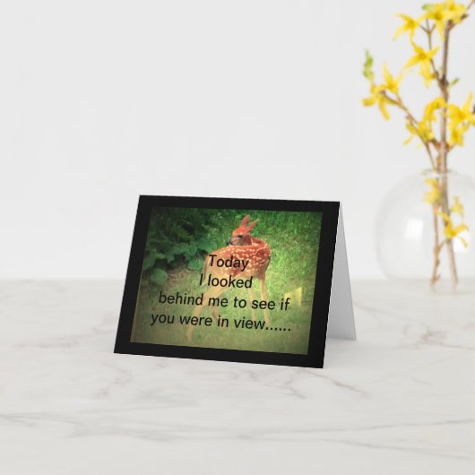 Miss dich karte (Gelbe Blume)