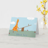 Miss dich karte (Gelbe Blume)