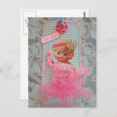 Miss dich! Lass uns Chat machen! Postkarte (Vorne/Hinten)