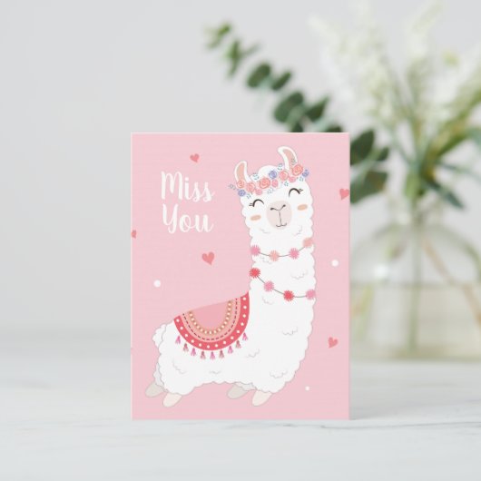 Miss dich postkarte (Stehend Vorderseite)