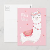 Miss dich postkarte (Vorne/Hinten)