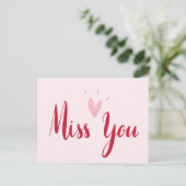 Miss dich postkarte (Stehend Vorderseite)
