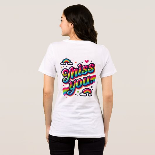 Miss dich Tri-Blend shirt (Rückseite voll)