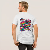 Miss dich Tri-Blend shirt (Rückseite voll)