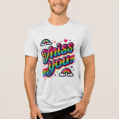 Miss dich Tri-Blend shirt (Vorderseite)