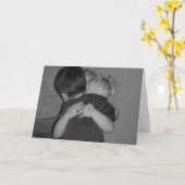 Miss dich umarmt karte (Gelbe Blume)