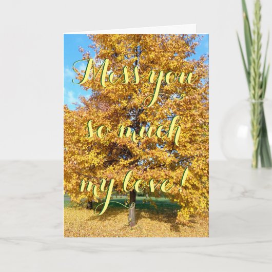 Miss dir so viel meine Liebe! Karte (Vorderseite)