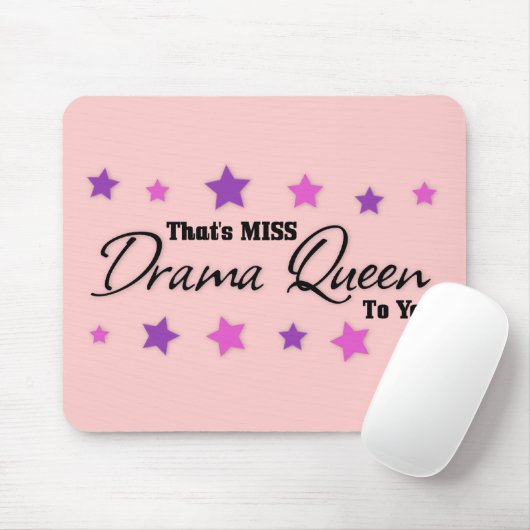 Miss Drama Queen für dich Mousepad (Mit Mouse)