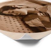 Miss Ellen Terry, Julia Margaret Cameron Poster (Ecke)