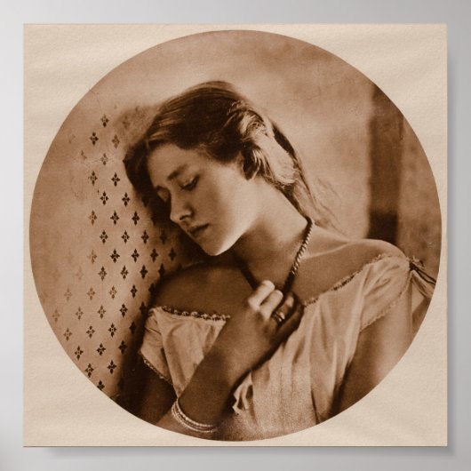 Miss Ellen Terry, Julia Margaret Cameron Poster (Vorne)