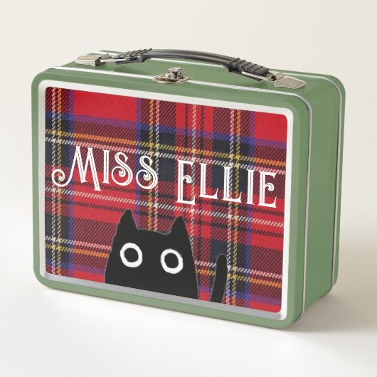 Miss Ellie und Cat Green Lunchbox (Vorderseite)
