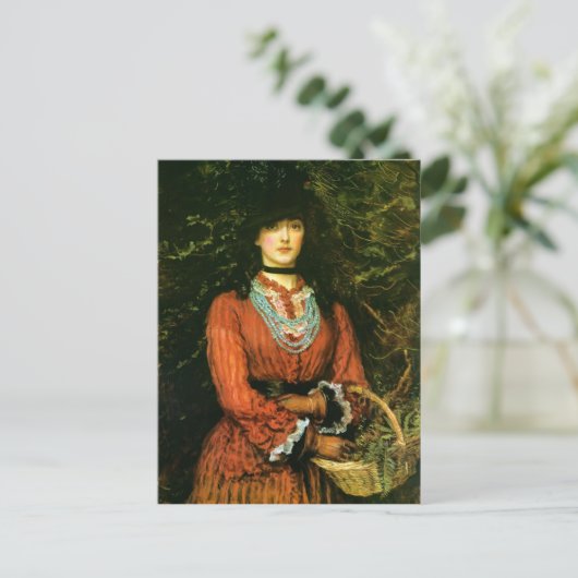 Miss Eveleen Tennant von John Everett Millais Postkarte (Stehend Vorderseite)