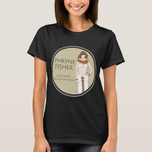 Miss Fisher als Cleopatra T-Shirt (Vorderseite)