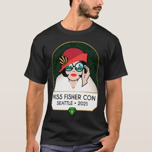 Miss Fisher Con 2025 T-Shirt (Vorderseite)