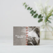 Miss Fitness - Business-, Zeitplan-Karte Visitenkarte (Stehend Vorderseite)