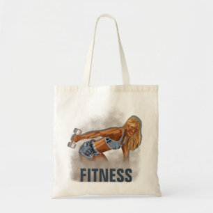 Miss Fitness II - Druckbeutel Tragetasche