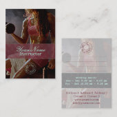 Miss Fitness IV - Visitenkarte (Vorne/Hinten)