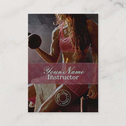 Miss Fitness IV - Visitenkarte (Vorderseite)