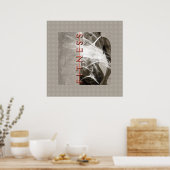 Miss Fitness - Poster (Küche)