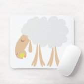 Miss Fluffy McCottonball Mouse Pad Mousepad (Mit Mouse)