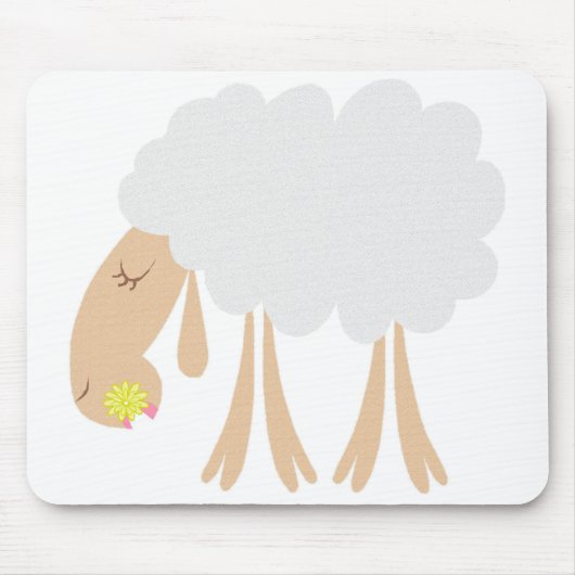 Miss Fluffy McCottonball Mouse Pad Mousepad (Vorne)