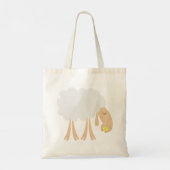 Miss Fluffy McCottonball Tote Bag Tragetasche (Rückseite)