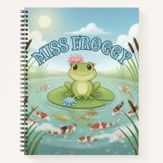 Miss Froggy's Lily-Note-Pad Notizblock