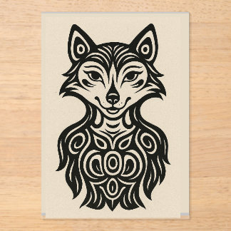 Miss Furry Acryleinladungen