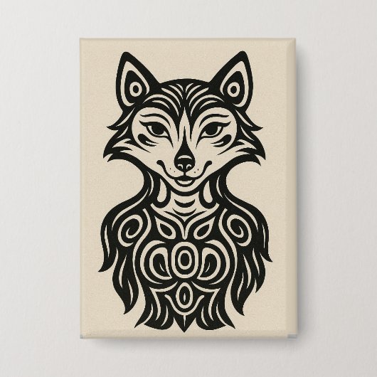 Miss Furry Button (Vorderseite)