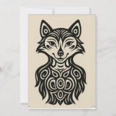 Miss Furry Einladung (Vorderseite)