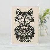 Miss Furry Einladung (Stehend Vorderseite)