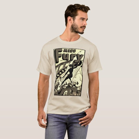 Miss Fury Comic T - Shirt (Vorne ganz)