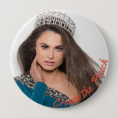 Miss Ga USA - Kronen des Peach Button (Vorderseite)