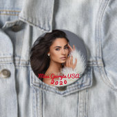 Miss Georgia USA 2020 Button (Beispiel)