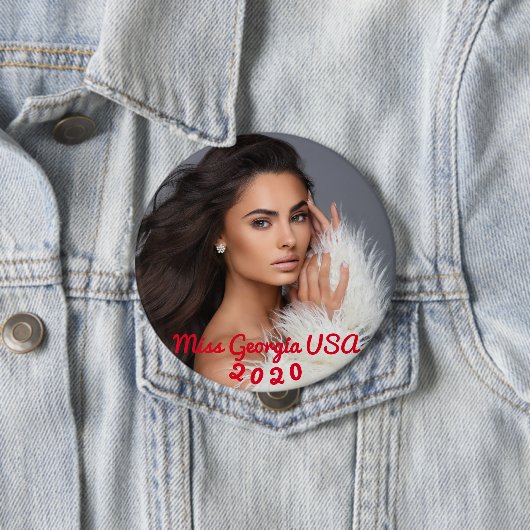 Miss Georgia USA 2020 Button (Beispiel)