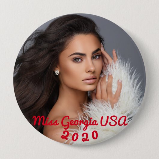 Miss Georgia USA 2020 Button (Vorderseite)