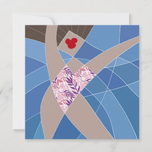 Miss Gigi Beach Babe Sport Chic Badeanzug Art Card Karte