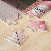 Miss Giraffe macht einen Bubble Bath Puzzle (Seite)