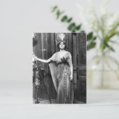 Miss Gladys Cooper [1888-1971] in Extravagantem Kl Postkarte (Stehend Vorderseite)
