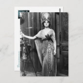 Miss Gladys Cooper [1888-1971] in Extravagantem Kl Postkarte (Vorne/Hinten)