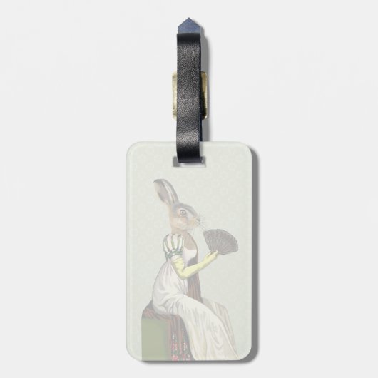 Miss Hare 2 Gepäckanhänger (Rückseite vertikal)